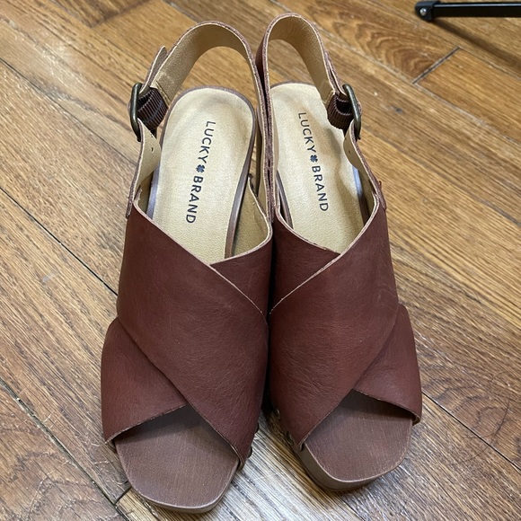 Lucky Brand Shoes - NWOT or box Lucky Brand platform sandals, size 7